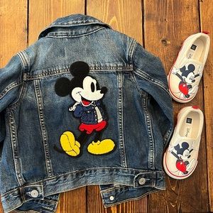 Baby Gap Disney Mickey Denim Jacket & Shoes